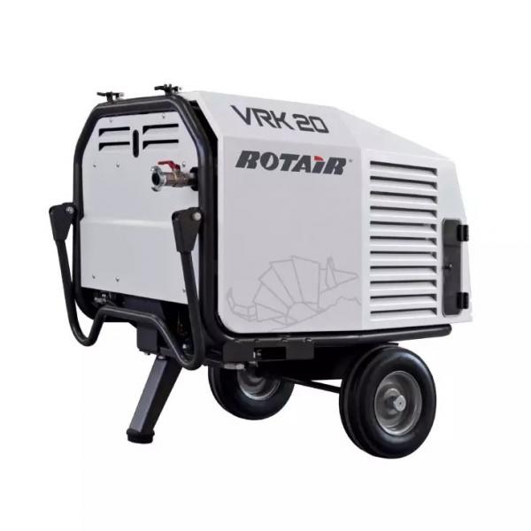 ELMAG mobile construction site compressor ROTAIR VRK 16AE 8 bar with HONDA engine GX630